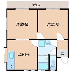 千町２丁目貸家の物件間取画像